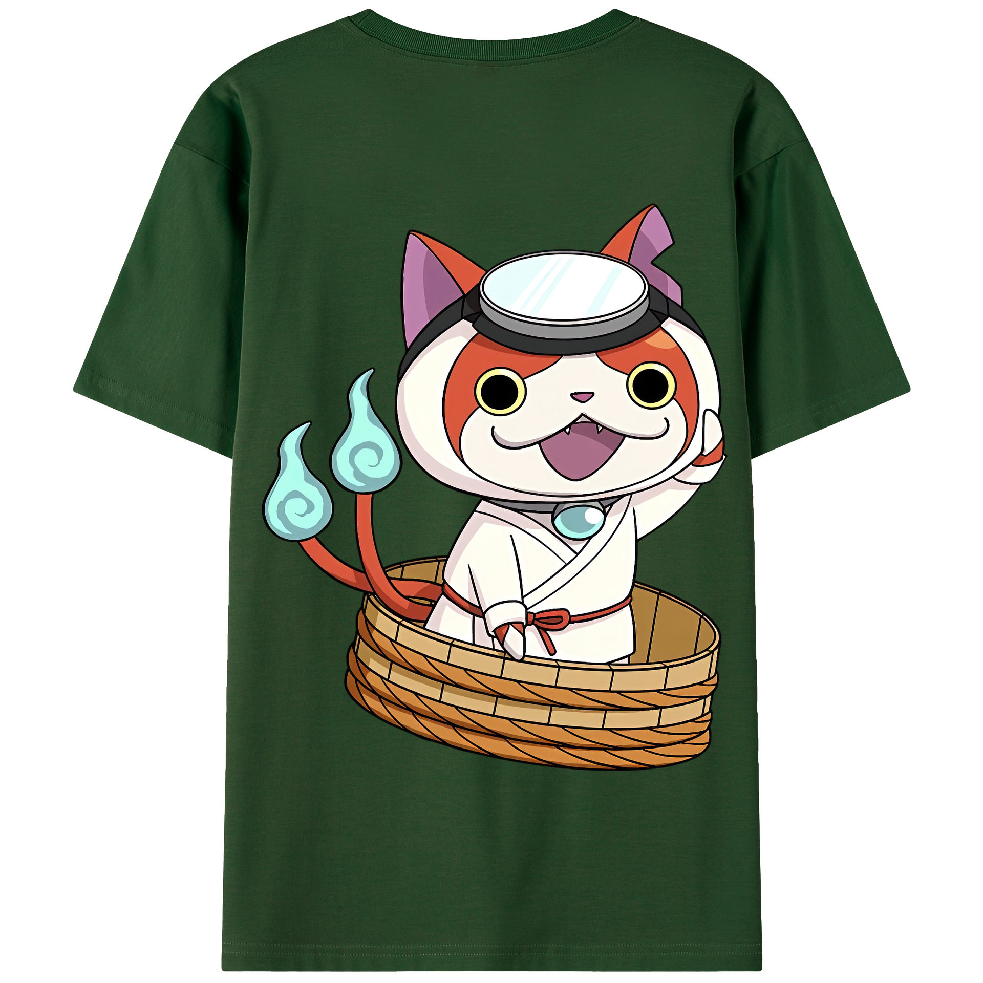 （画像用） 妖怪ウォッチ Yo-kai Watch 綿100％半袖Tシャツ（背面プリント）